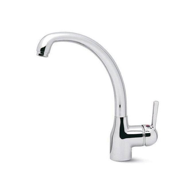 ELLECI MIKPOCR Po Miscelatore monocomando con canna girevole Classic Cromato