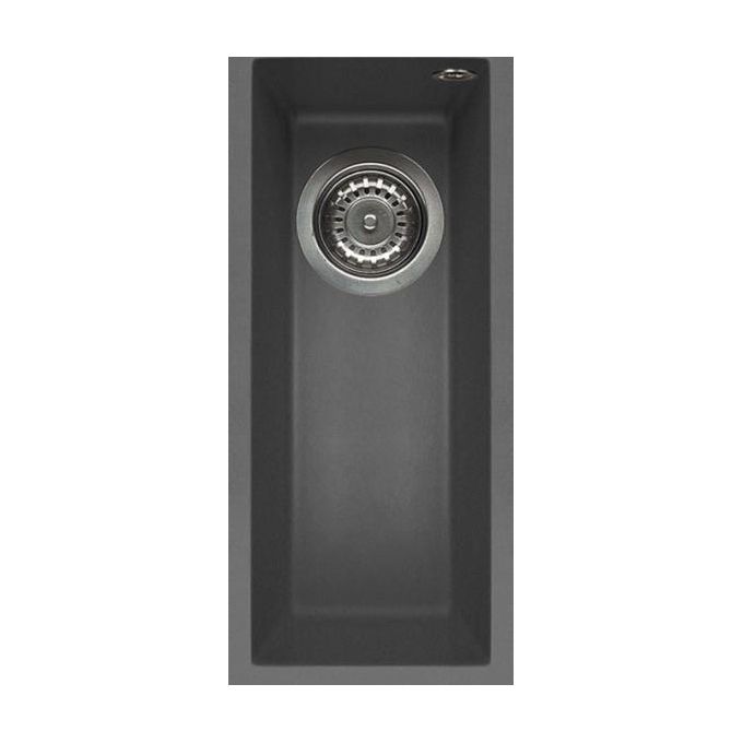 Elleci LMQ05073BSO Quad 50 Lavello Metaltek 1 Vasca 23 cm Titanio