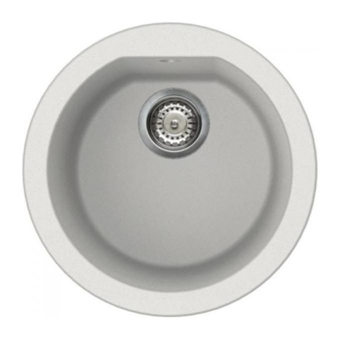 Elleci LGFROU68 Fox round Lavello Granitek 1 Vasca rotonda 44 cm Titano