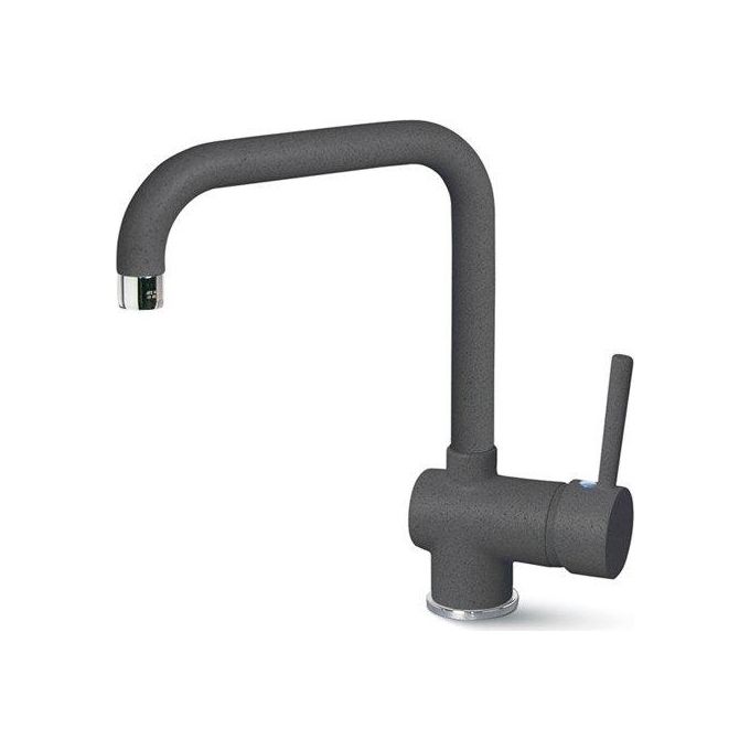 Elleci MGKSEN59 Senna Miscelatore monocomando con canna girevole Classic Granitek Antracite
