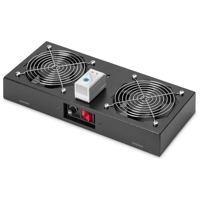 Digitus Gruppo 2 Ventole per Armadi Rack Installazione a Soffitto