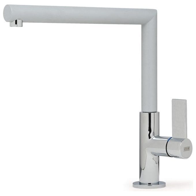 Elleci Ares MMKARE7 - Miscelatore da cucina monocomando, da incasso, Metaltek, canna girevole, 24 cm, Alluminio
