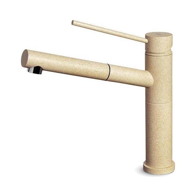 ELLECI MGKREN51 Reno Miscelatore monocomando con canna girevole e doccetta estraibile Modern Avena 51