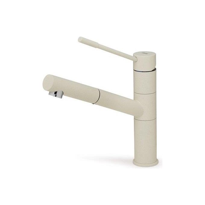 ELLECI MGKREN62 Reno Miscelatore monocomando con canna girevole e doccetta estraibile Bianco Antico 62
