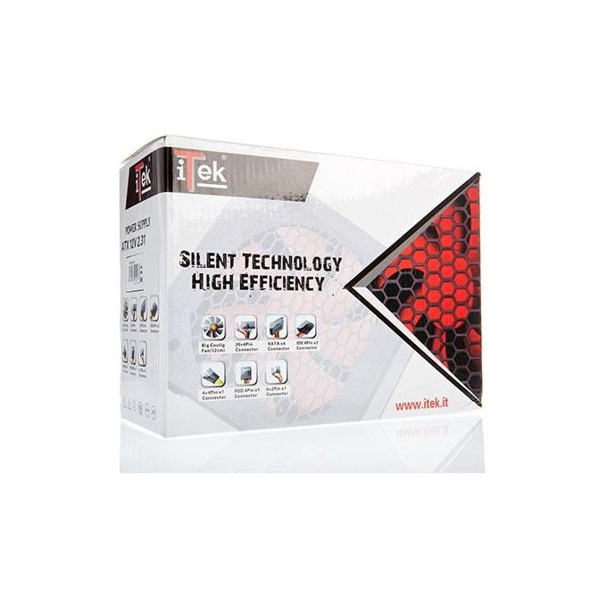 Itek Alimentatore Desert 650w 20+4p 2 Ide 4 Sata Pfc Attivo