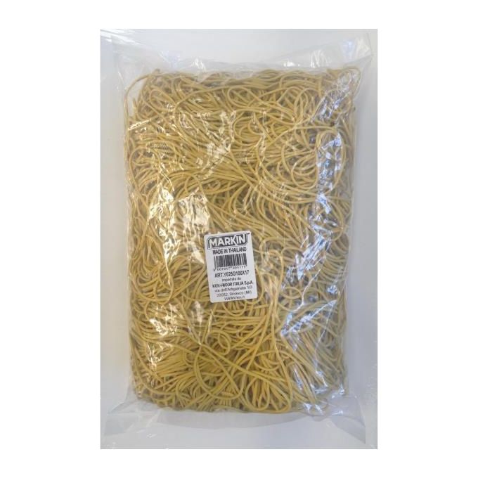 Markin Busta 1kg Elastici Gomma 120x1 7 gialli