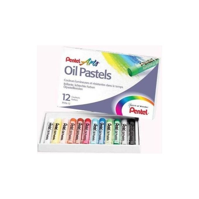 Pentel Cf12pastelli Ad Olio Conf.ass