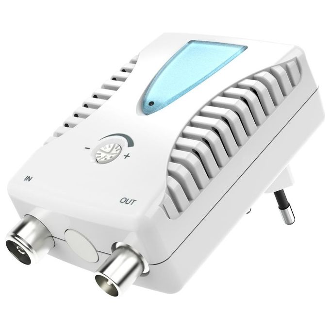 Hama Amplificatore Tv Antenna M-F 25dB Regolabile Alimentazione 220V