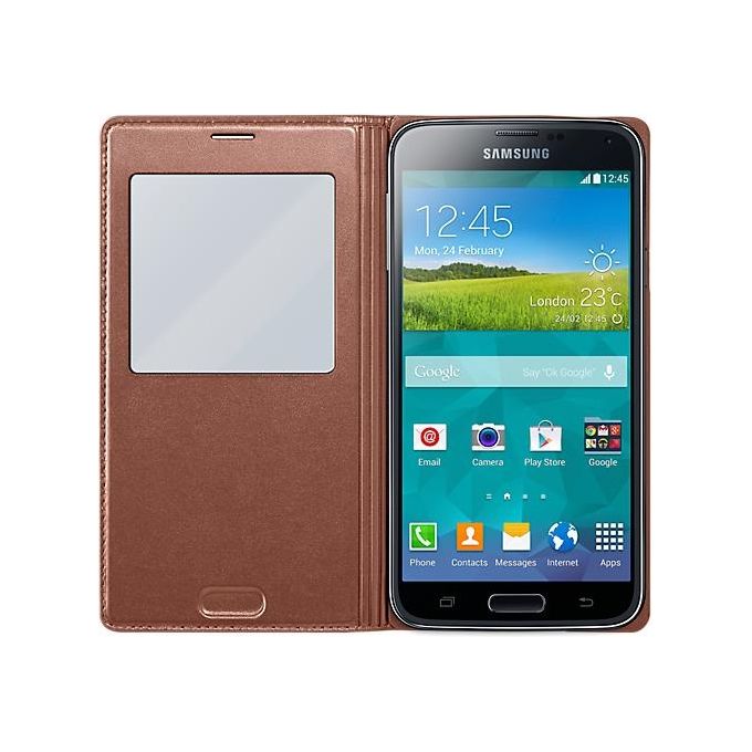 Samsung S View Cover Rose Gold Galaxy S5