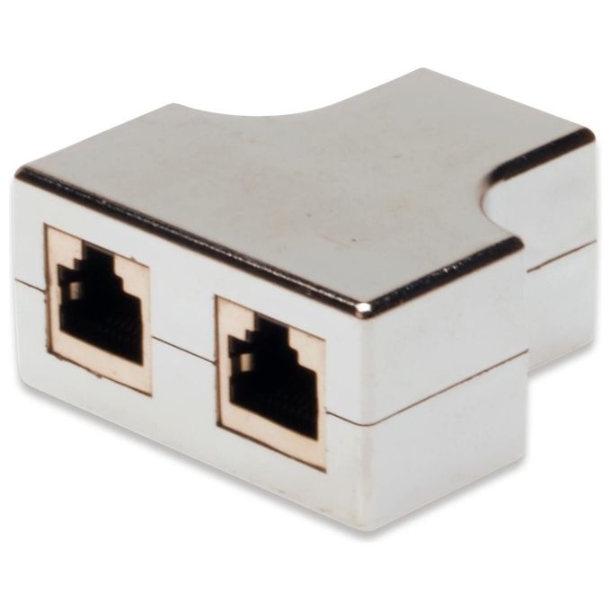 Digitus adattatore da 1 connettore 8 poli femmina a 2 x 8 poli femmina schermato