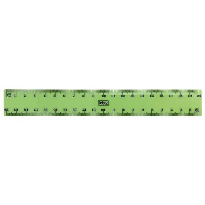 Lebez Barattolo 36 Pezzi Righelli 20cm Pastel