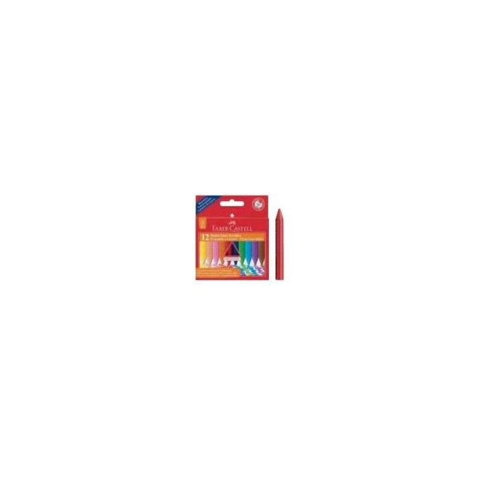 Faber Castell Cf12 Pastelli Cera Grip Cancellab