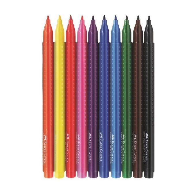 Faber Castell Cf10 Pennarelli Grip Colour Marker