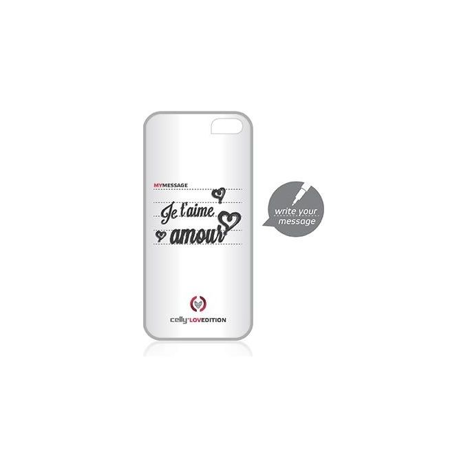 Cover MESSAGE WHITE iPhone SE-5S-5