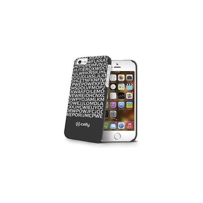 Cover MESSAGE BLACK iPhone SE-5S