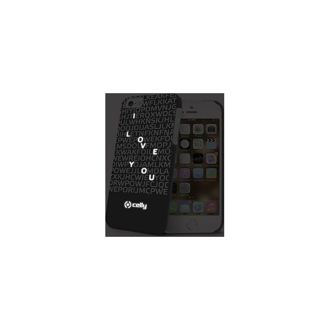 Cover MESSAGE BLACK iPhone SE-5S
