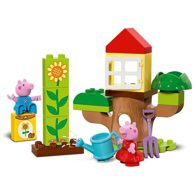LEGO DUPLO Il Giardino e la Casa sull'Albero di Peppa Pig Giochi Educativi per Bambine e Bambini da 2 Anni Playset Creativo con Personaggi e Accessori Giocattolo Idea Regalo di Compleanno 10431