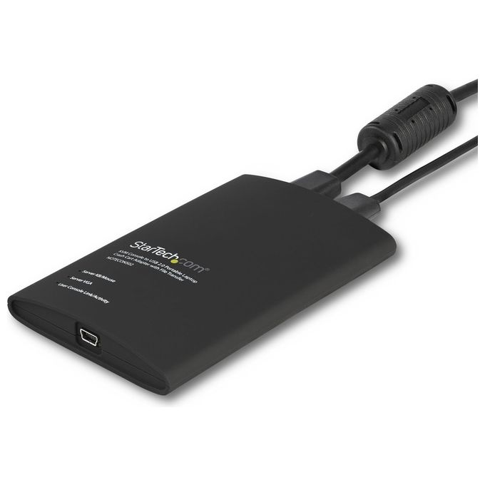 Adattatore crash cart portatile console KVM a USB 2.0 del laptop con trasferimento di file e Acquisizione Video