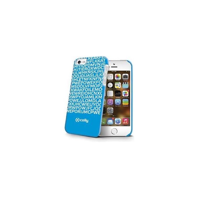 Cover MESSAGE BLUE iPhone SE-5S-