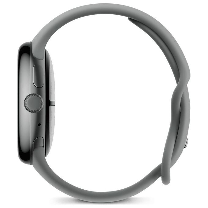 Google Pixel Watch 3 45mm Bluetooth-WiFi Cassa in alluminio grigio opaco cinturino sportivo grigio verde