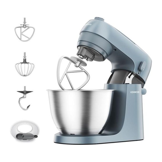 Kenwood Go KZM35.000GY Impastatrice 800W 4 Litri Corpo Mentallo 6 Velocita' 3 Ganci Miscelazione