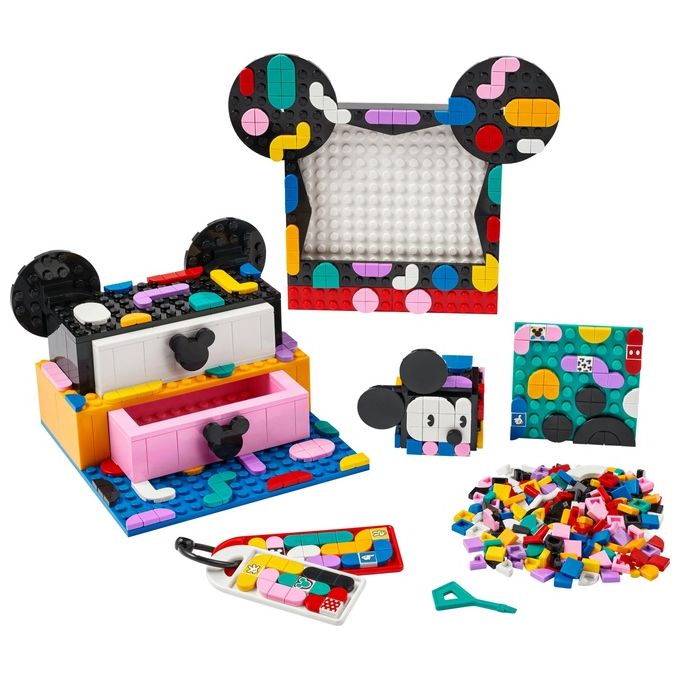LEGO 41964 DOTS Il Kit Back to School di Topolino e Minnie Set Creativo con 669 Pezzi 10 Tessere Esclusive colore Multicolore