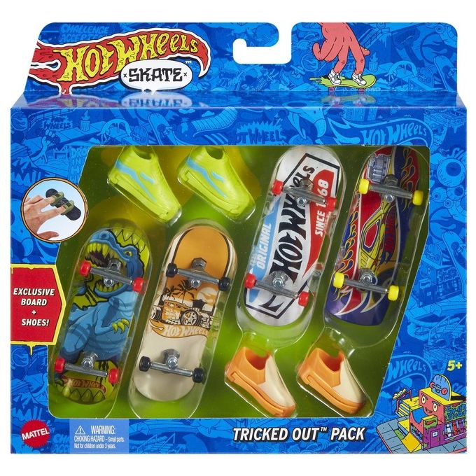 Mattel Mini Skate Hot Wheels Fingerskate Assortito