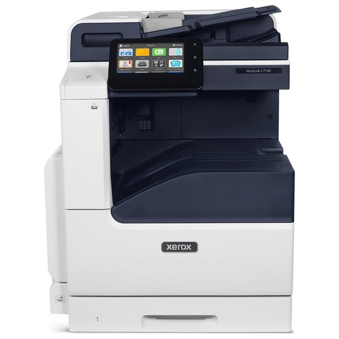 Xerox VersaLink C7130 A3 30 Ppm Fronte-Retro Copia-Stampa-Scansione Pcl5c-6 Dadf 2 Vassoi Totale 620 Fogli