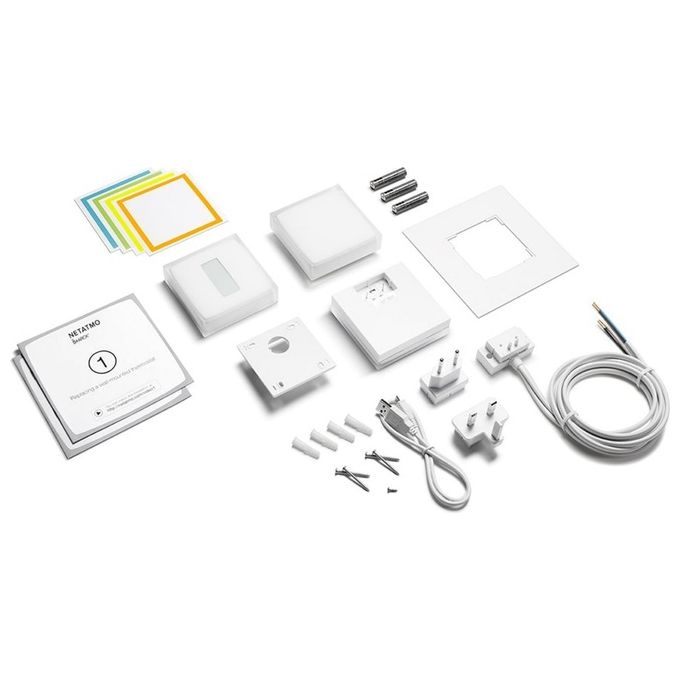 Netatmo Termostato Intelligente Kit Base per Controllo Riscaldamento Autonomo Wi-Fi e App
