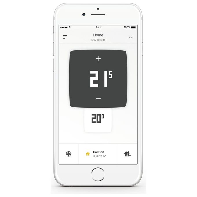 Netatmo Termostato Intelligente Kit Base per Controllo Riscaldamento Autonomo Wi-Fi e App