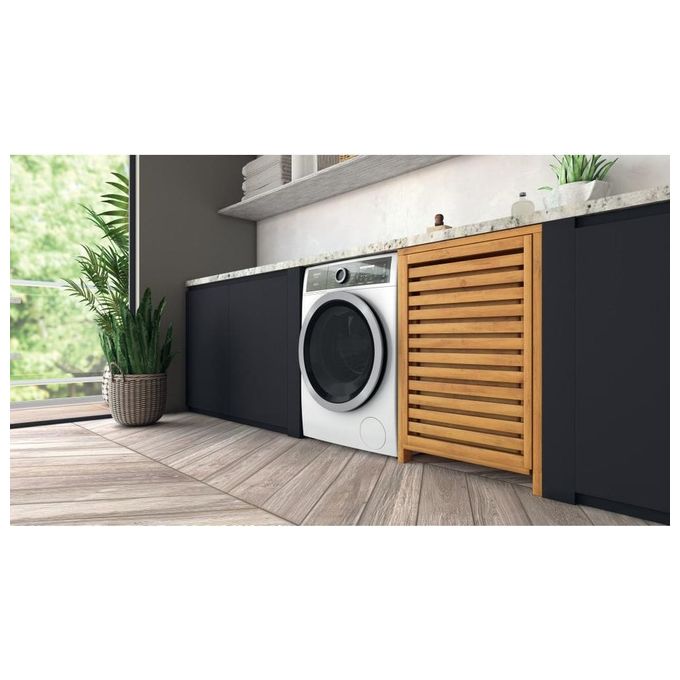 Hotpoint H8 W046WB IT Lavatrice Caricamento Frontale GentlePower Classe Energetica A Capacita' di carico 10Kg Centrifuga 1400 Giri PowerDrive Anti Macchia