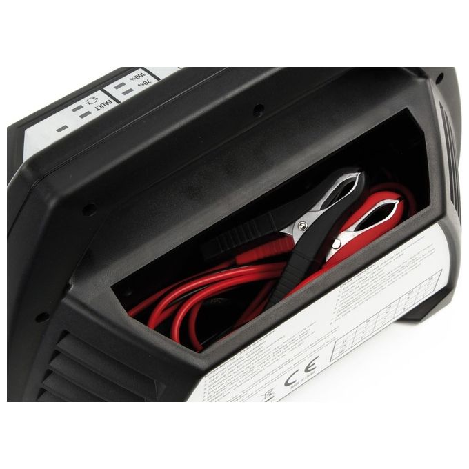 Ansmann ALCT6-24-10 Caricatore per Batteria Auto Scooter Motocicletta Piombo-Piombo-Gel 12V 6V 24V