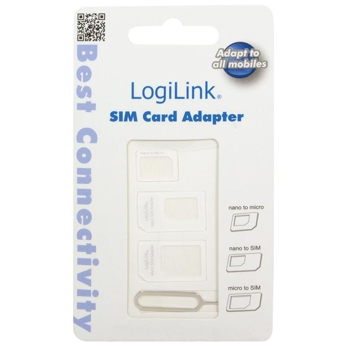 LogiLink Adattatore per Sim-Flash Memory Card