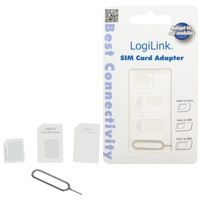 LogiLink Adattatore per Sim-Flash Memory Card
