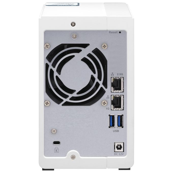 Qnap TS-231P3 AL314 Collegamento Ethernet Lan Tower Bianco Nas
