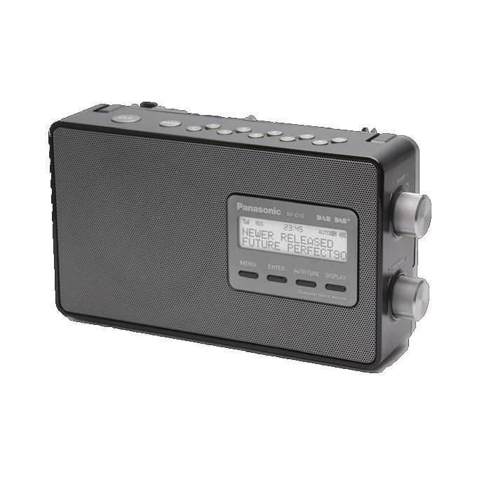 [ComeNuovo] Panasonic RF-D10EG Radio dab 2w Fm-rds 87.5-108mhz dab+ lcd nera