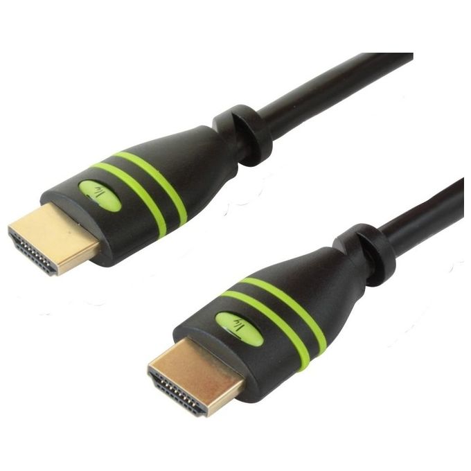 Techly ICOC-HDMI-4-100 Cavo HDMI High Speed con Ethernet colore Nero