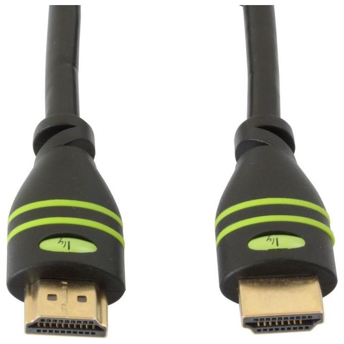 Techly ICOC-HDMI-4-100 Cavo HDMI High Speed con Ethernet colore Nero