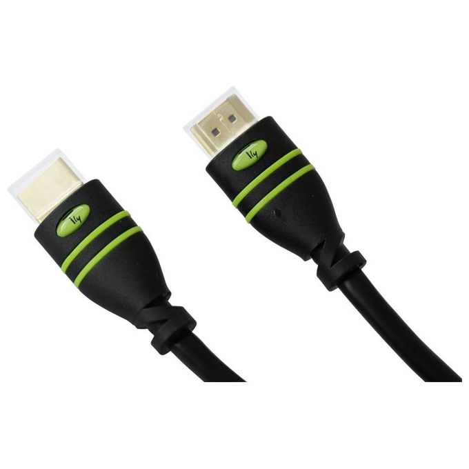 Techly ICOC-HDMI-4-100 Cavo HDMI High Speed con Ethernet colore Nero