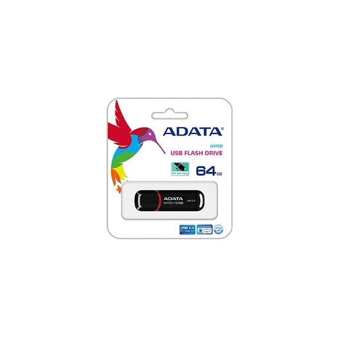 Adata Chiavetta 64Gb USB 3.0 UV150 Nero