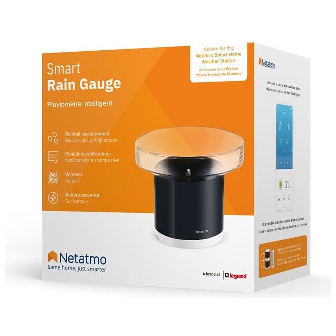 Netatmo Modulo Pluviometro per Stazione Meteo Grigio