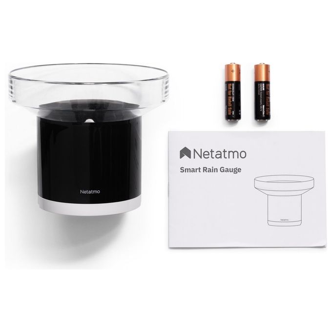 Netatmo Stazione Meteo Intelligente con Pluviometro Integrato Wi-Fi per Monitoraggio Weather Home