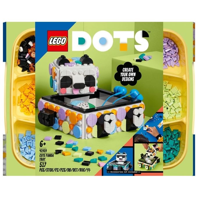 LEGO Dots Il Simpatico Panda Portaoggetti