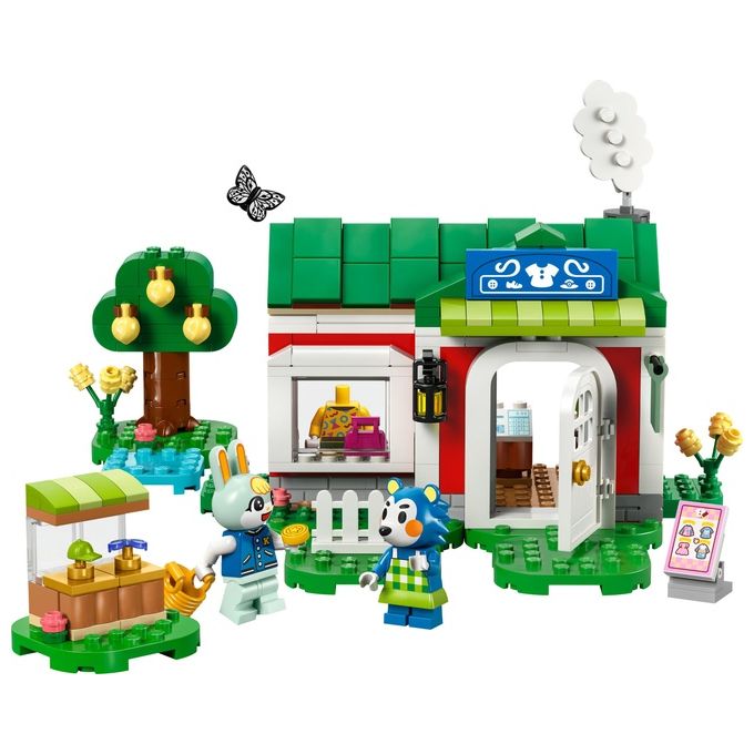 LEGO 77055 Animal Crossing - La sartoria delle Sorelle Ago e Filo, Set da Costruzione 322 Pezzi con Minifigure di Mabel e Sasha, Eta' 6+