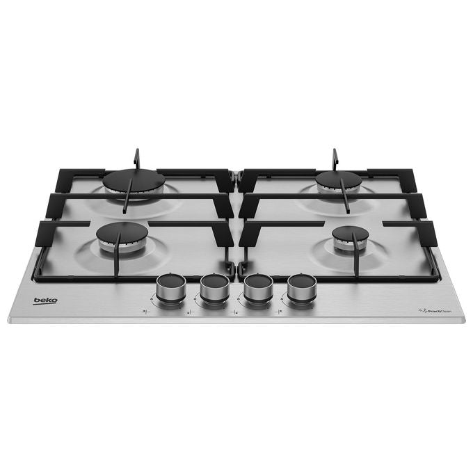 BEKO HIAW 64223 SX Piano cottura a gas cm 60 inox 4 bruciatori
