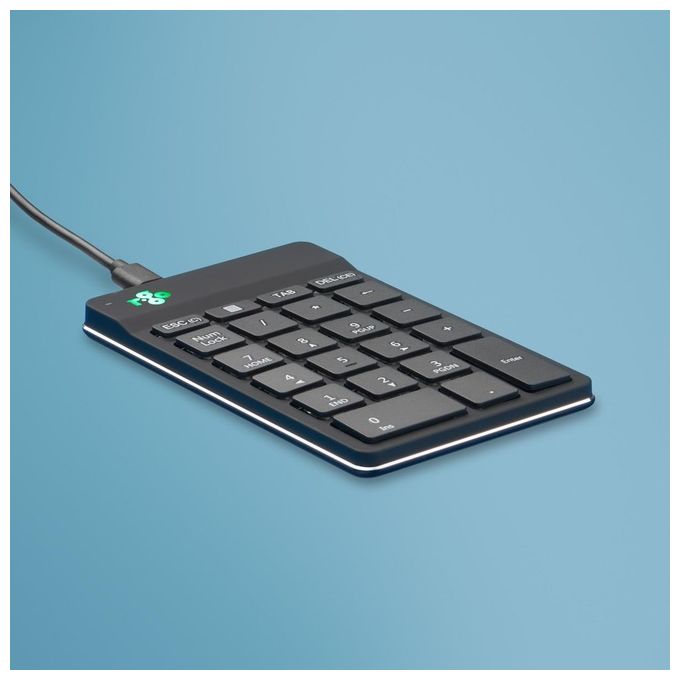 R-Go Tools RGOCONMWDBL Tastierino Numerico Universale USB Nero