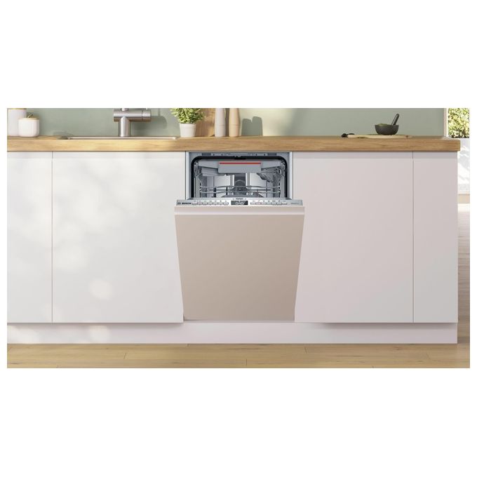 Bosch Serie 4 SPV4HMX49E Lavastoviglie da incasso a scomparsa totale 10 Coperti Classe E Rumorosita' 44 dB Home Connect 6 programmi 3' cestello Motore EcoSilence  InfoLight 45 cm