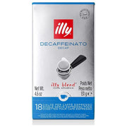 Illy Caffe' in Cialde ESE Monodose Decaffeinato 1 Confezione da 18 Cialde