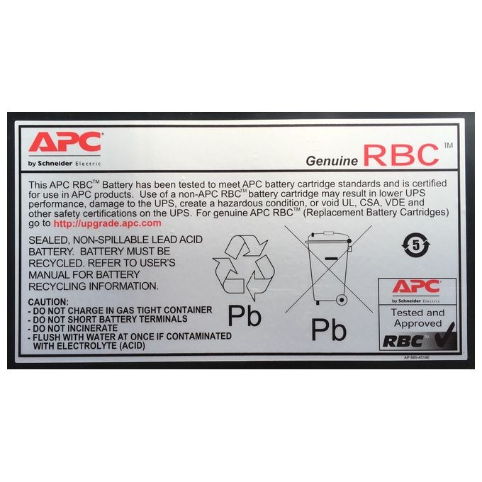 APC Batterie per Ups 116