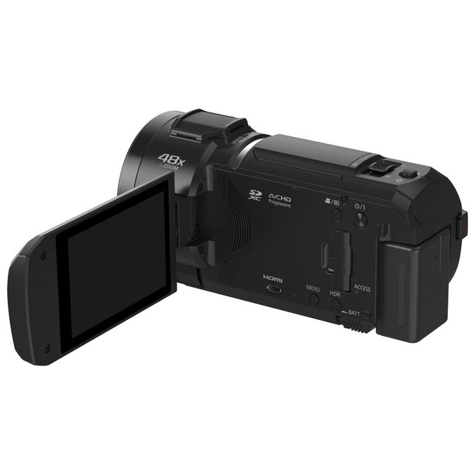 Panasonic Videocamera HC-V900, Full HD, Zoom Ottico 24x, Stabilizzazione